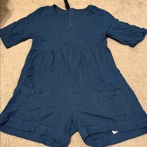 Cupshe Navy Blue Romper